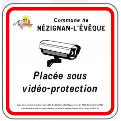 Panneau vidéo protection